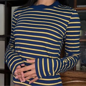 Pacsun Striped Long Sleeve Shirt